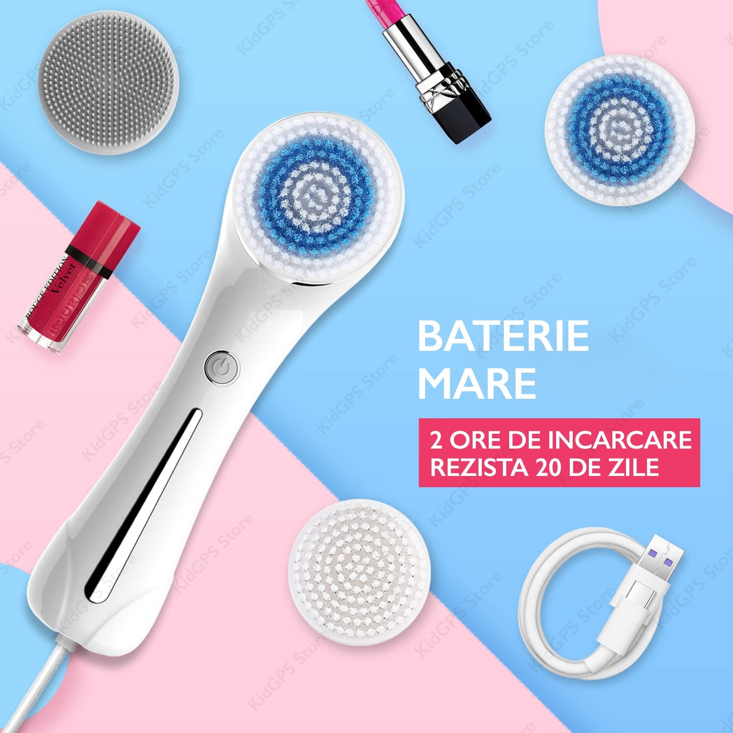 Perie de curatare faciala Horigen® Face Pro