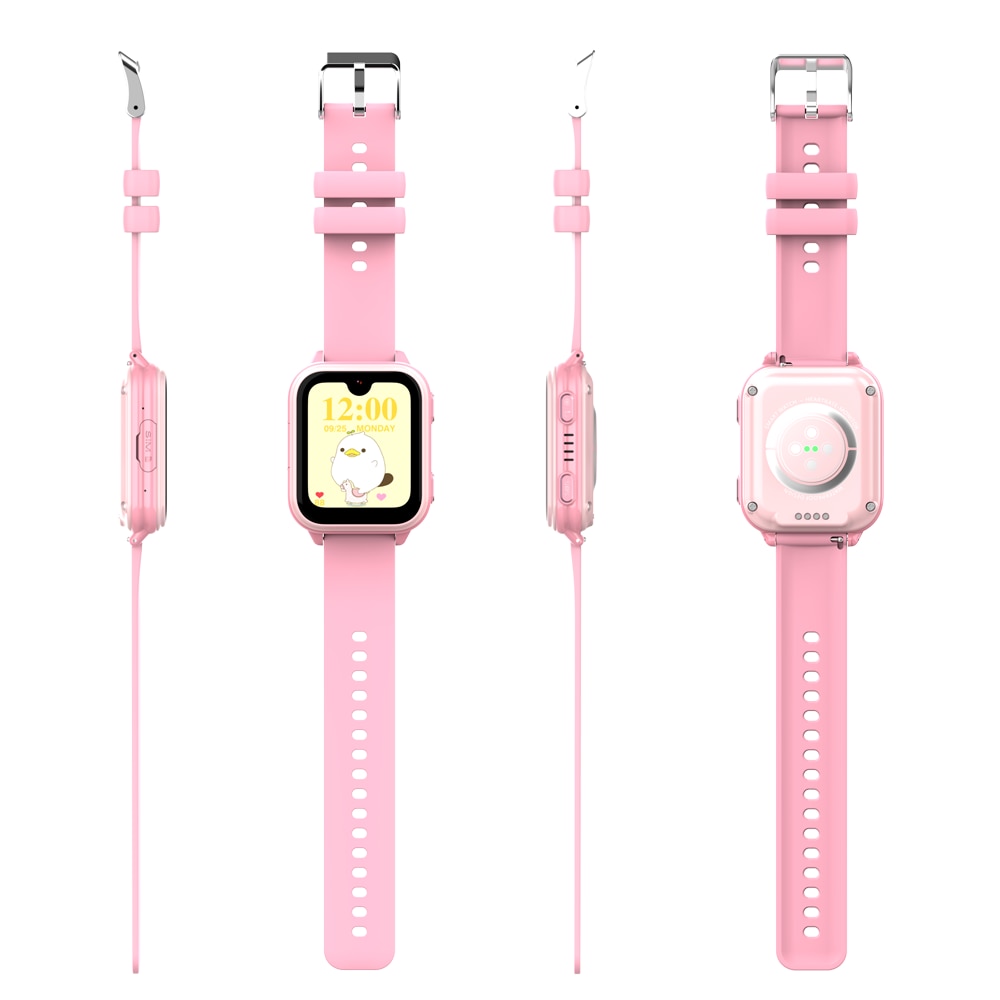 Ceas Smartwatch GPS Copii Cu Localizare Si Telefon Techone™ GuardianKid KT33, Roz