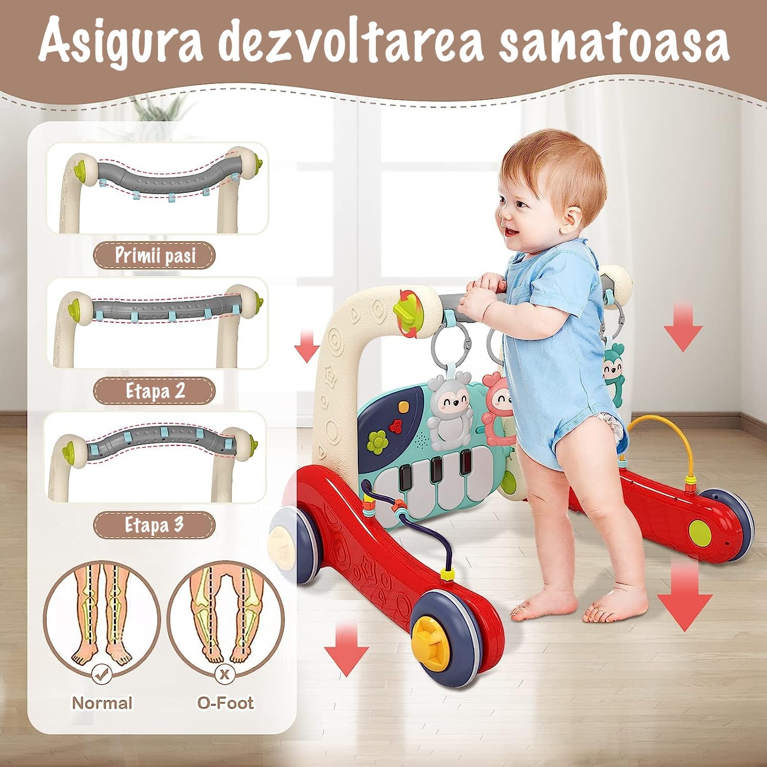 Antemergator si saltea activitati copii 4 in 1 KidProtect® Max