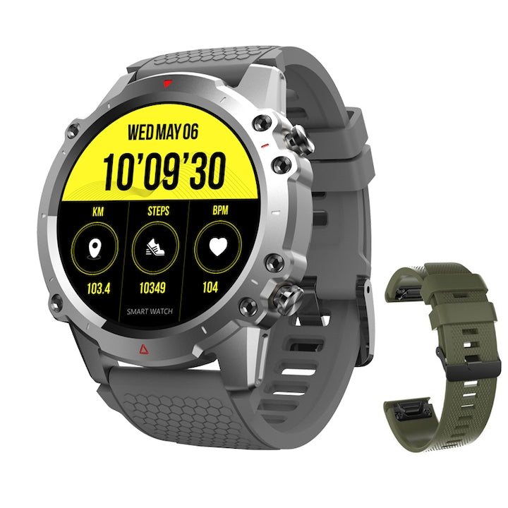 Ceas smartwatch barbati TechONE® KM22 Pro, Negru