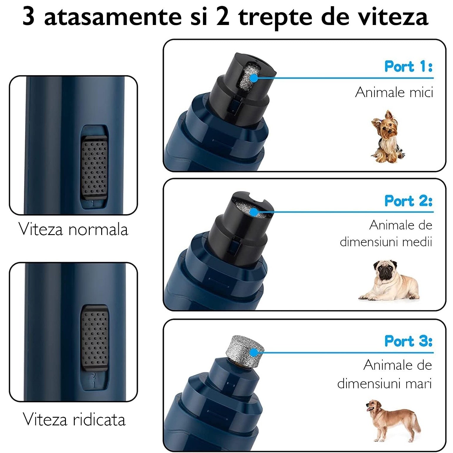 Pila Unghii Animale Electrica FadeBlade® Pet Pro