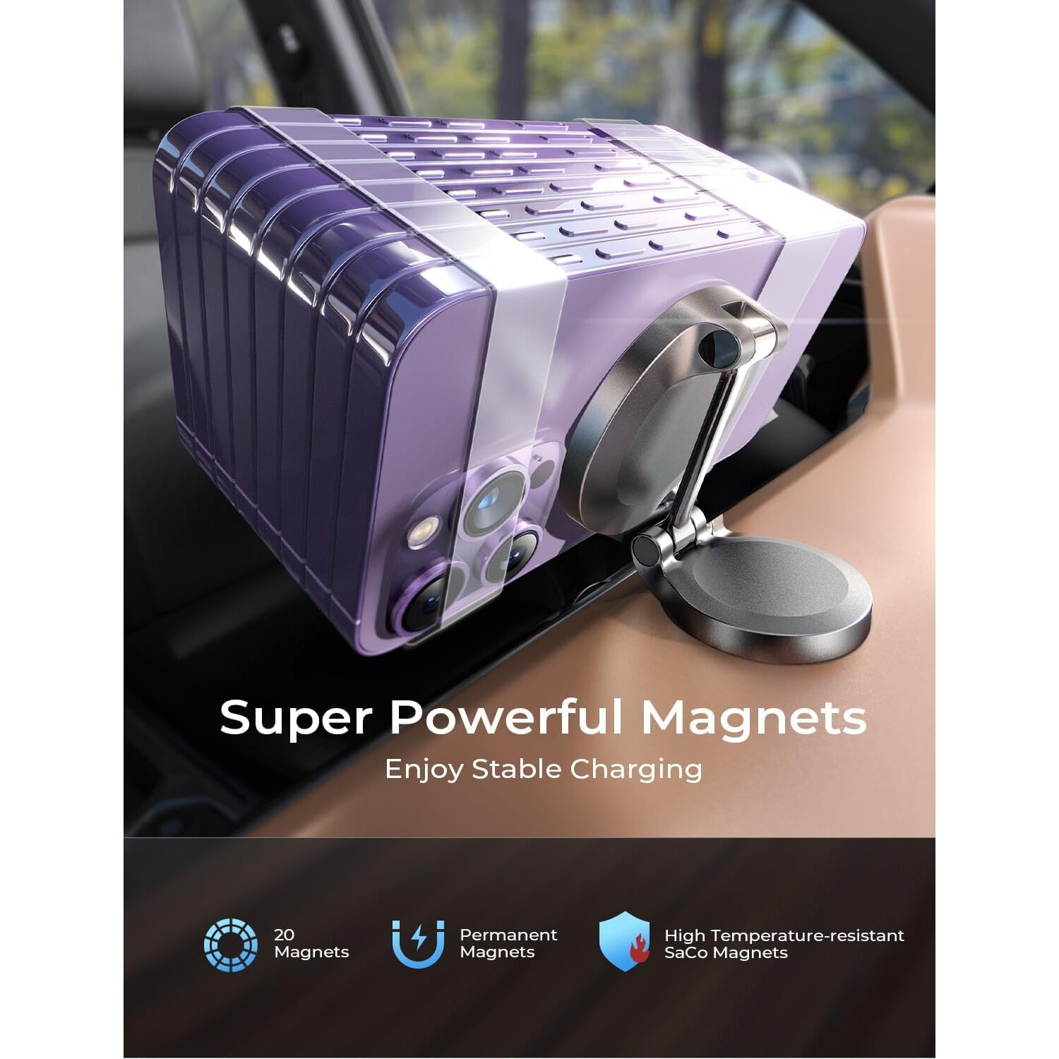 Suport Auto Magnetic Lisen® Magna Strong