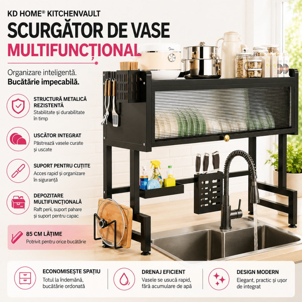 Scurgator de Vase tip Raft KD Home KitchenVault