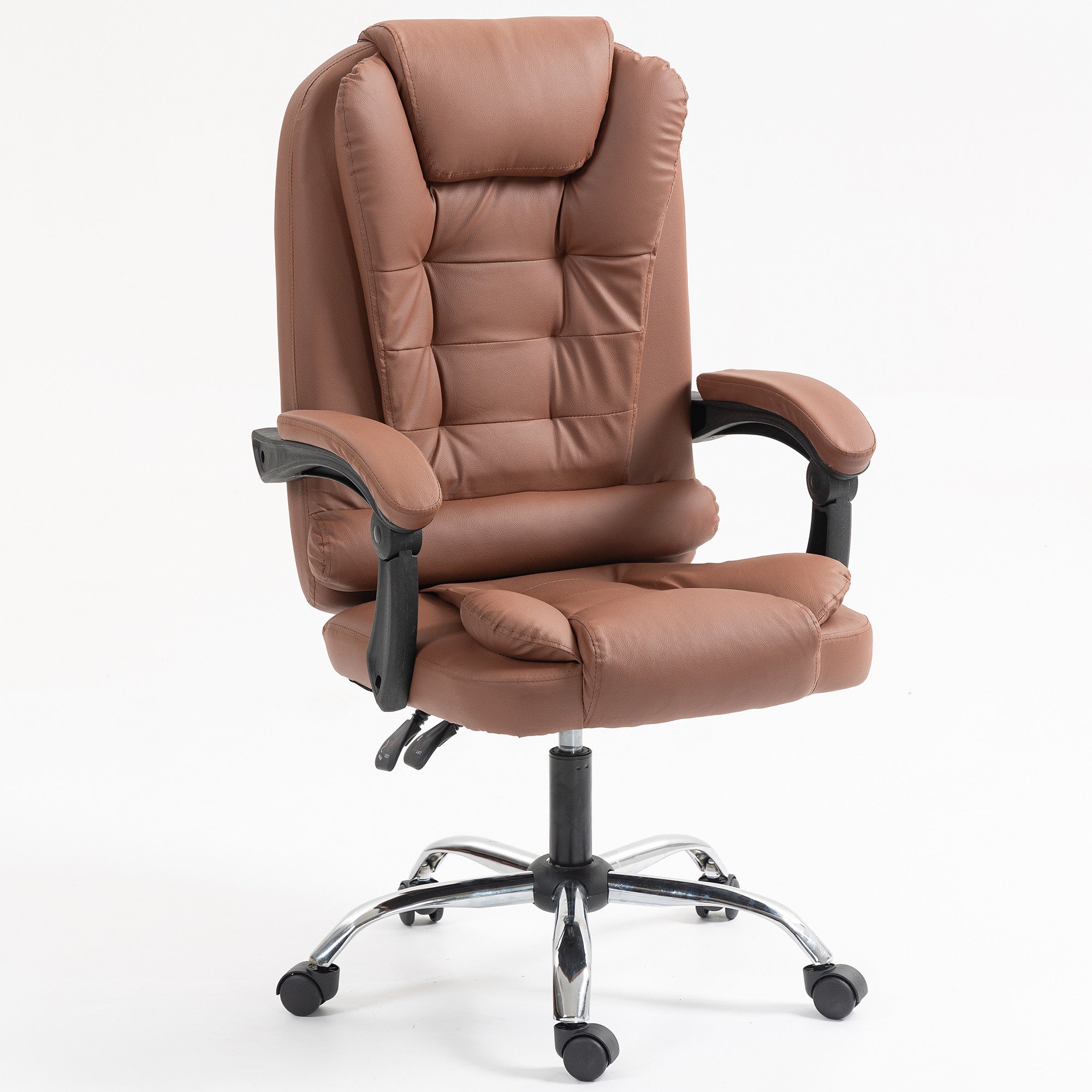 Scaun De Birou Directorial Ergonomic KD Home® ErgoLux Regal Comfort, Maro