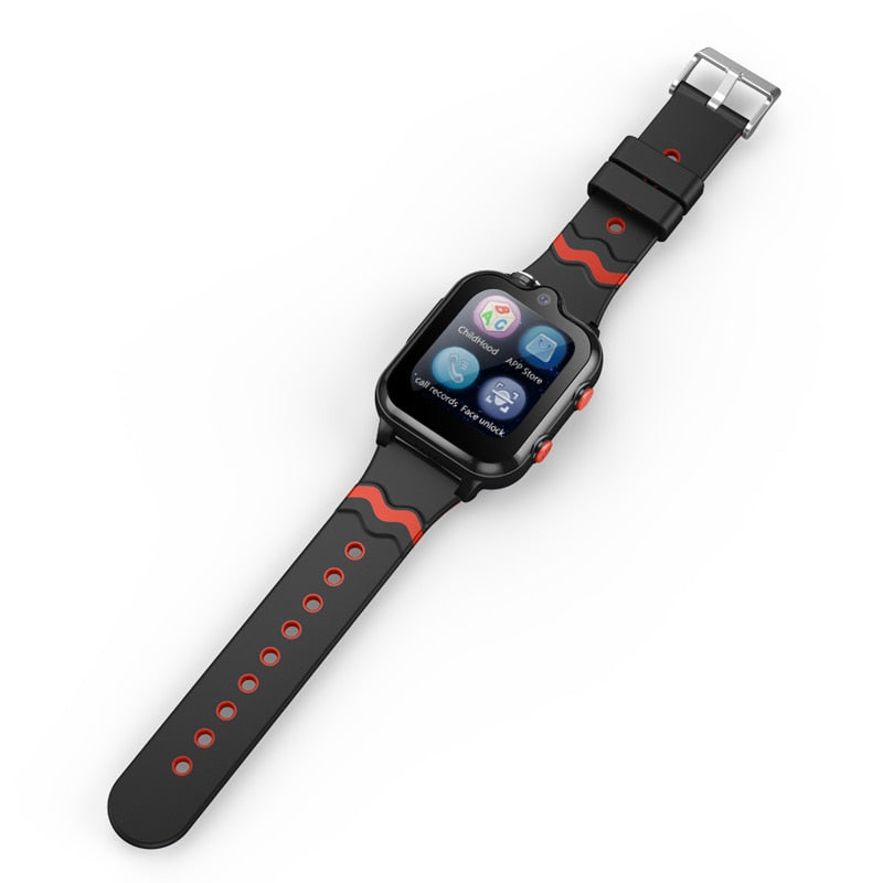 Ceas smartwatch GPS copii cu localizare si telefon Techone™ KT18, Negru