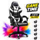 Scaun de Birou Gaming Ergonomic KD Home ShadowStrike X1, Alb