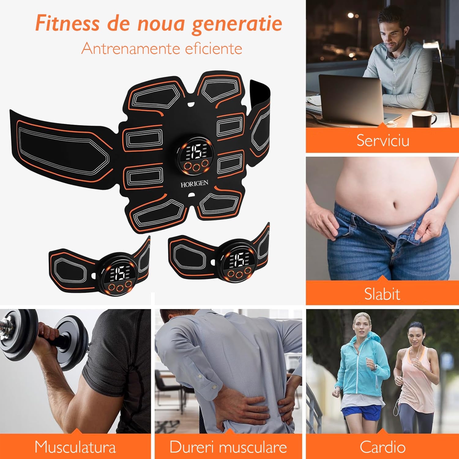 Aparat Electrostimulare Horigen® Body Fit