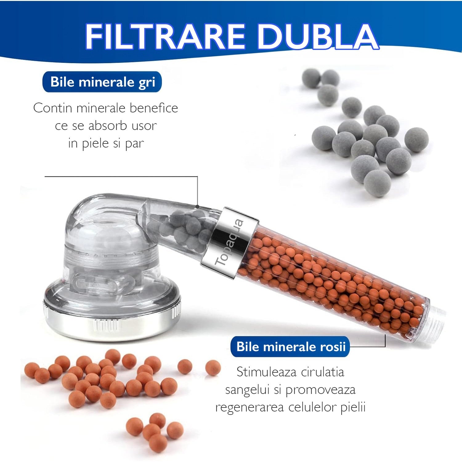 Para cap de dus Topaqua® C400