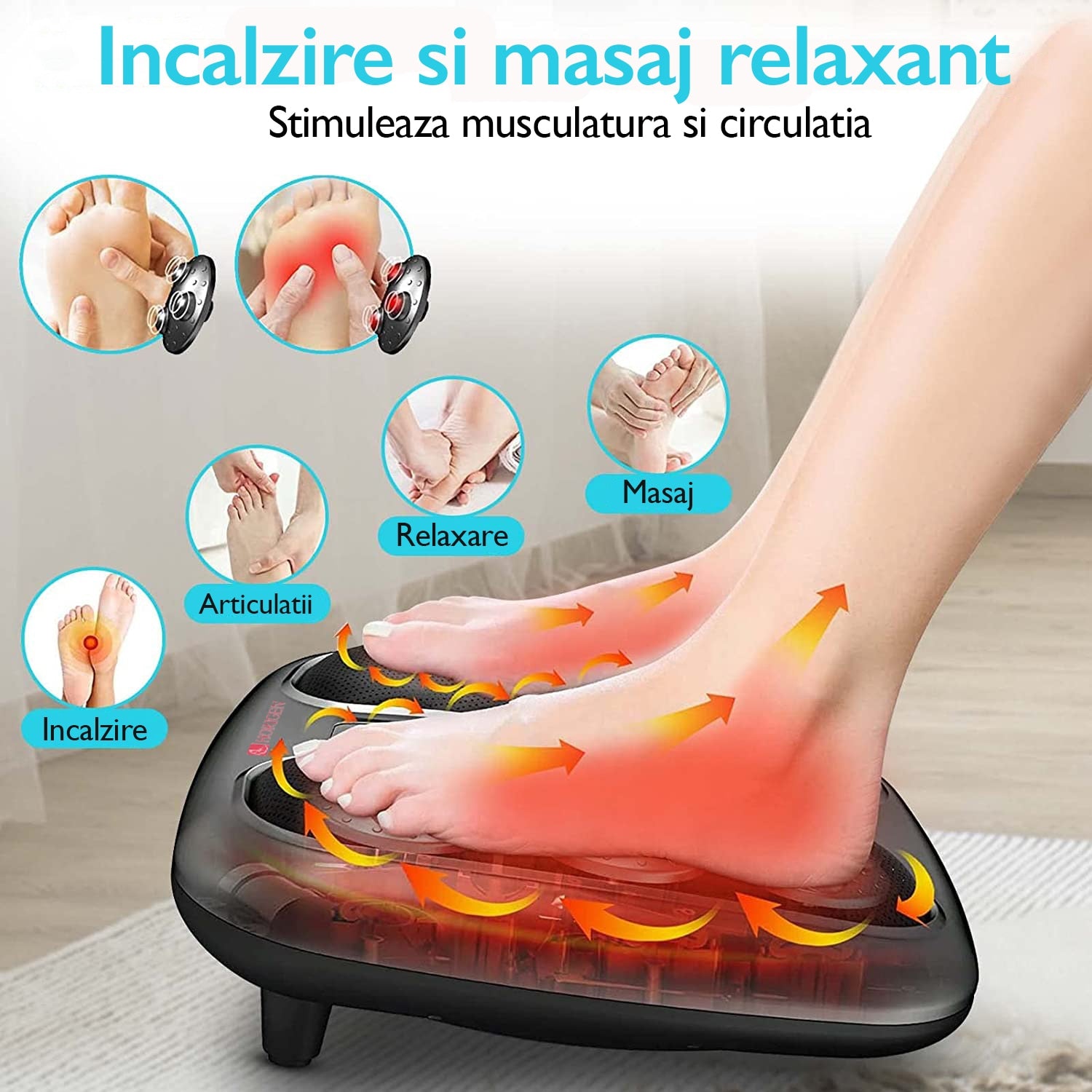 Aparat de masaj picioare Horigen® Relax Pro