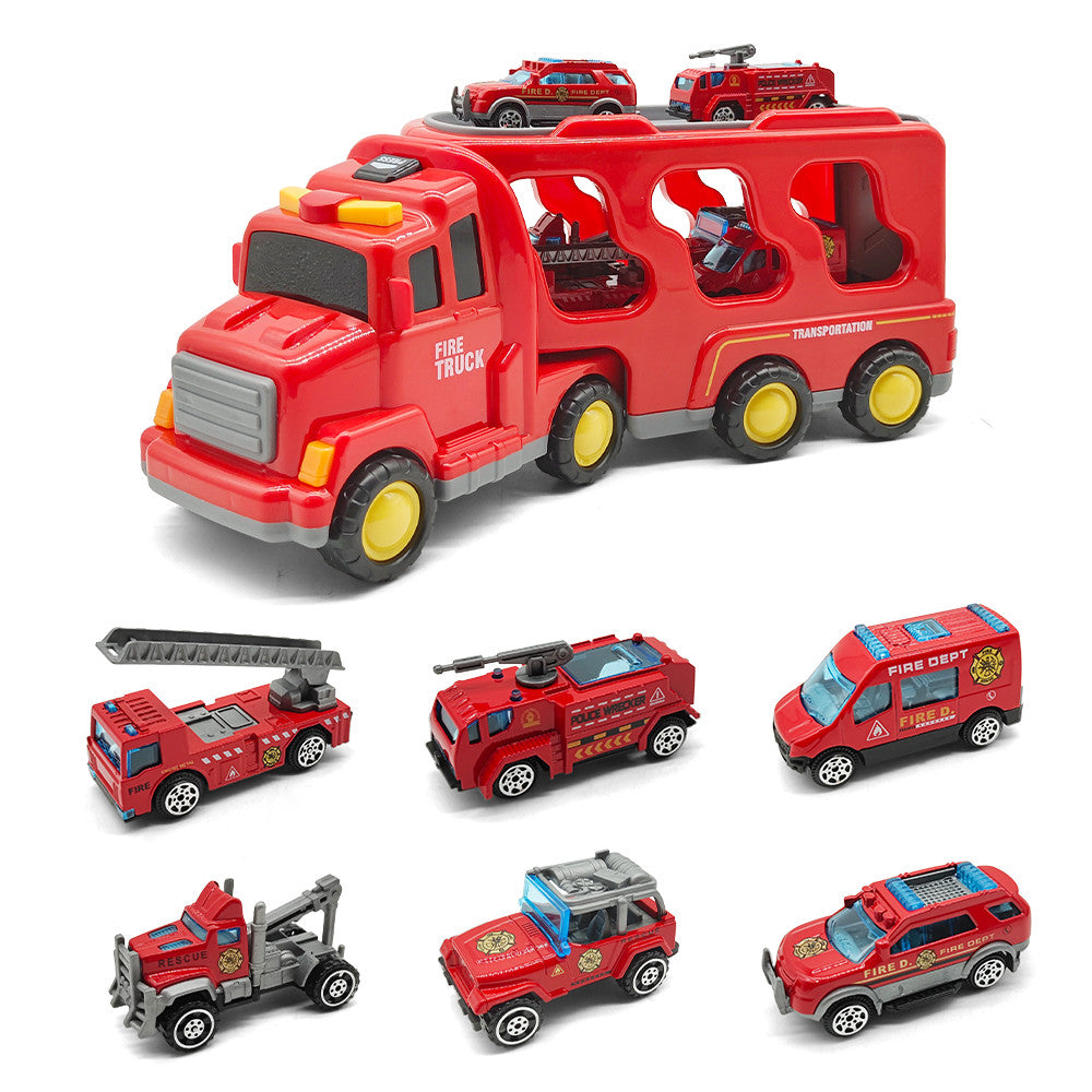 Set Masinute Pentru Copii, KidProtect Fire Elite Truck