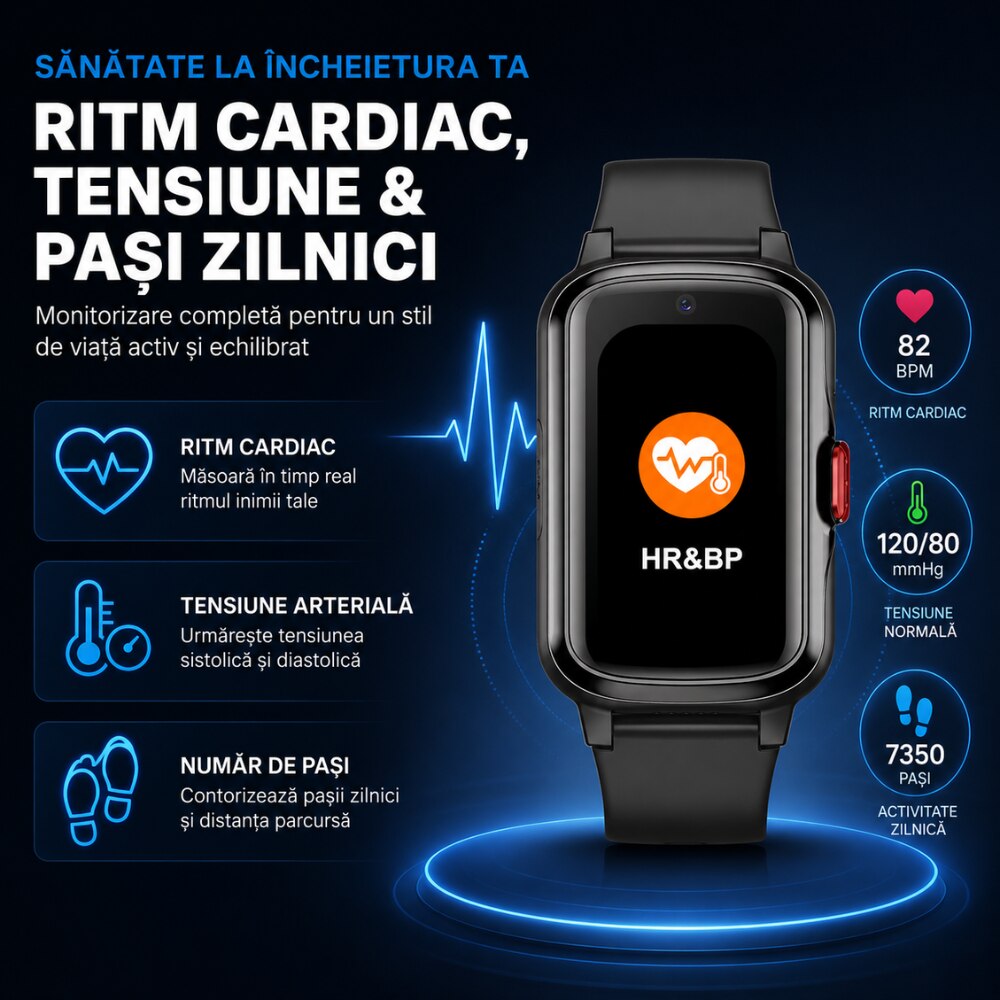 Ceas Smartwatch Copii Si Adulti Telefon Techone CT02S Navio
