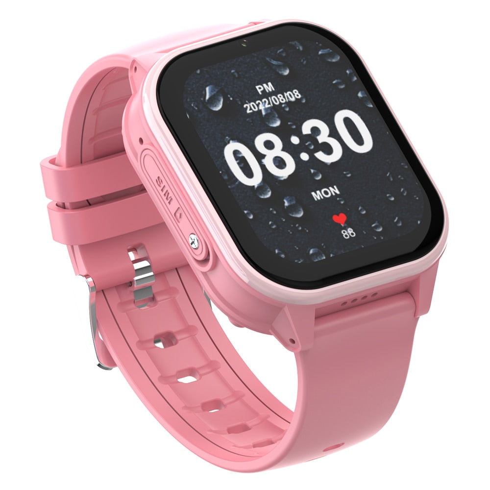Ceas Smartwatch GPS Copii cu Localizare si Telefon Techone™ KT19T, Roz