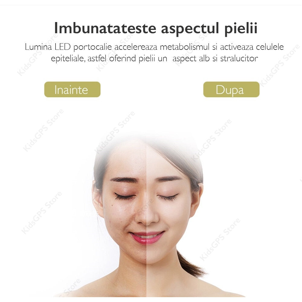 Aparat profesional pentru tratament facial si intinerirea pielii 7 in 1 Horigen®