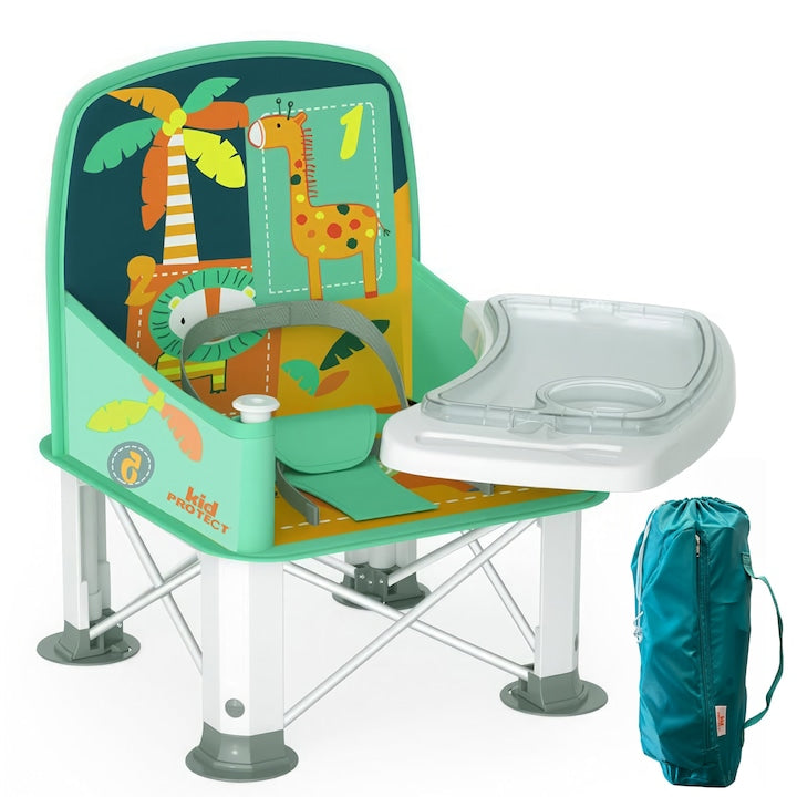 Scaun de Masa Portabil 2 in 1 Pentru Bebelusi si Copii, KidProtect® Easy Mom