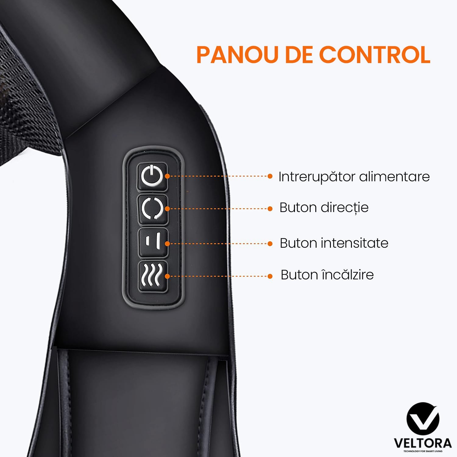 Aparat Profesional Premium Pentru Masaj Umeri 3D Veltora NeoHeat Relax