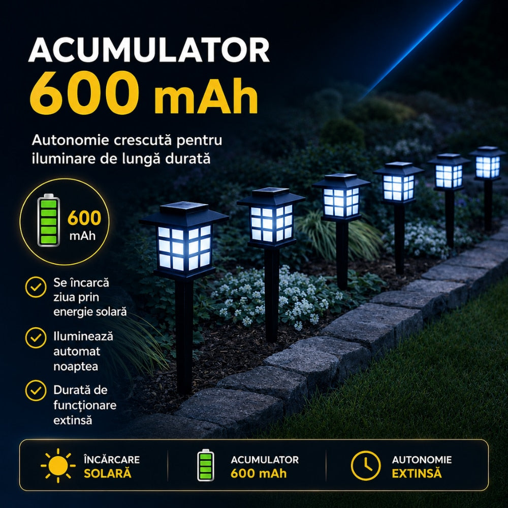 Set 6 Lampi Solare Techone Luma Garden