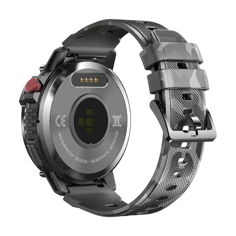 Ceas smartwatch barbati TechONE® C22 Plus+, Negru