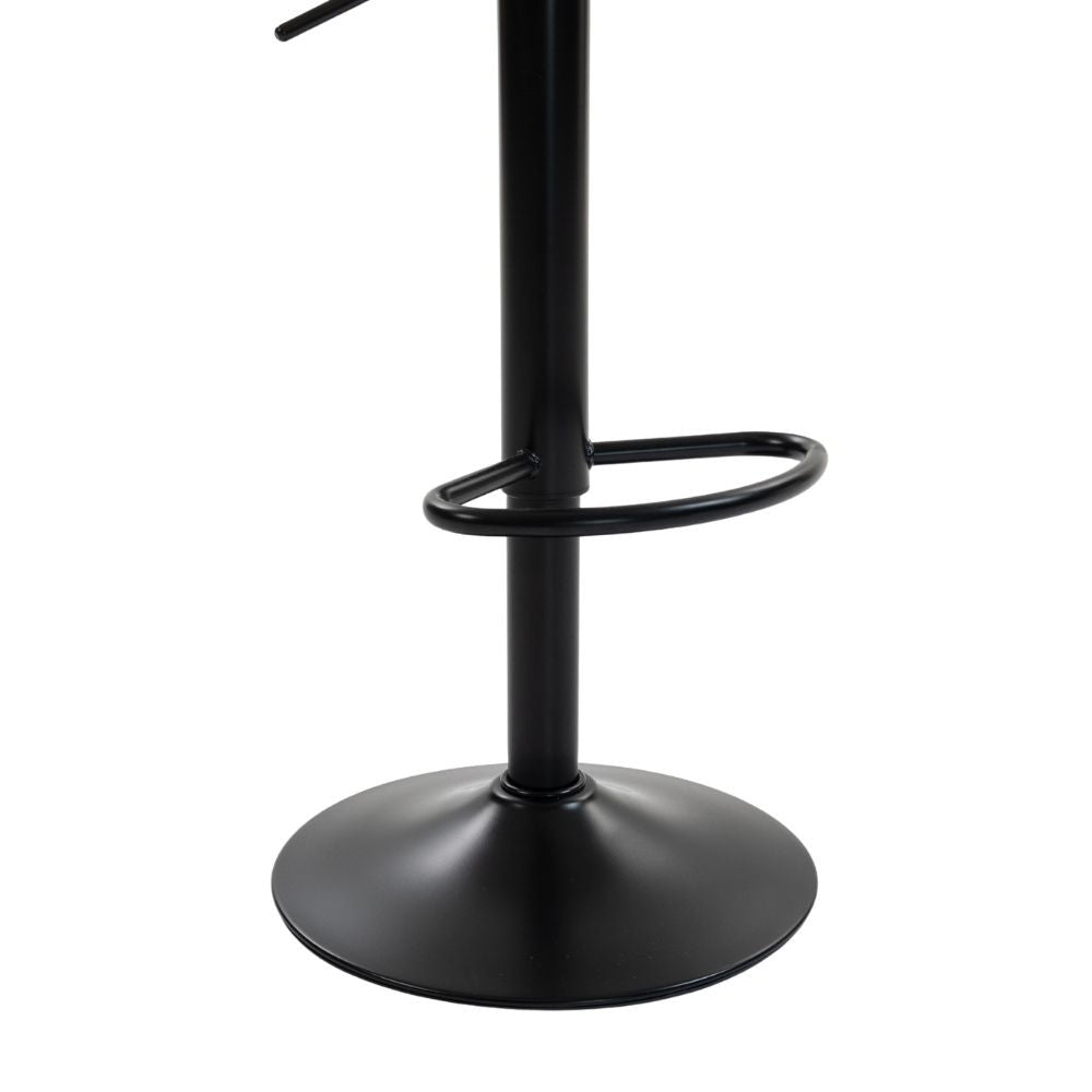 Scaun de Bar Inalt Cu Spatar KD Home Sky Vintage, Crem