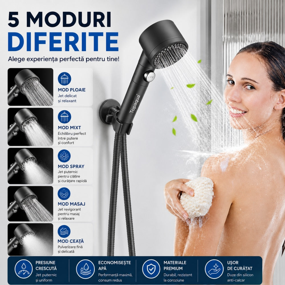 Para Cap de Dus Topaqua Multi Mist, Gri