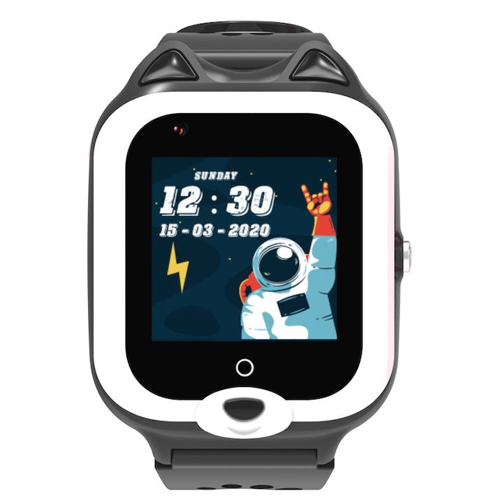 Ceas smartwatch GPS copii Techone™ KT22+ Pro 4G, Negru