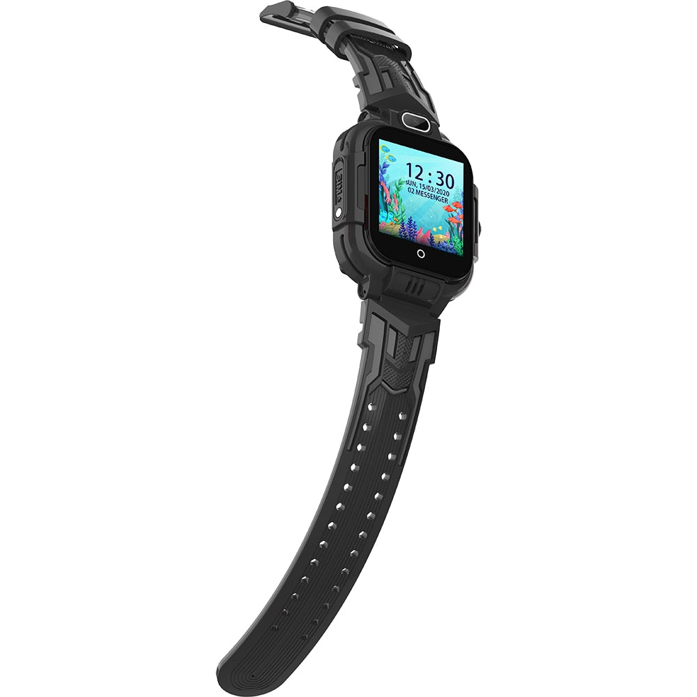 Ceas smartwatch GPS copii Techone™ KT16 4G, Negru