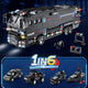 Set de Constructie cu Piese Tip Blocuri Constructie MiniBric Swat Armored Vehicle