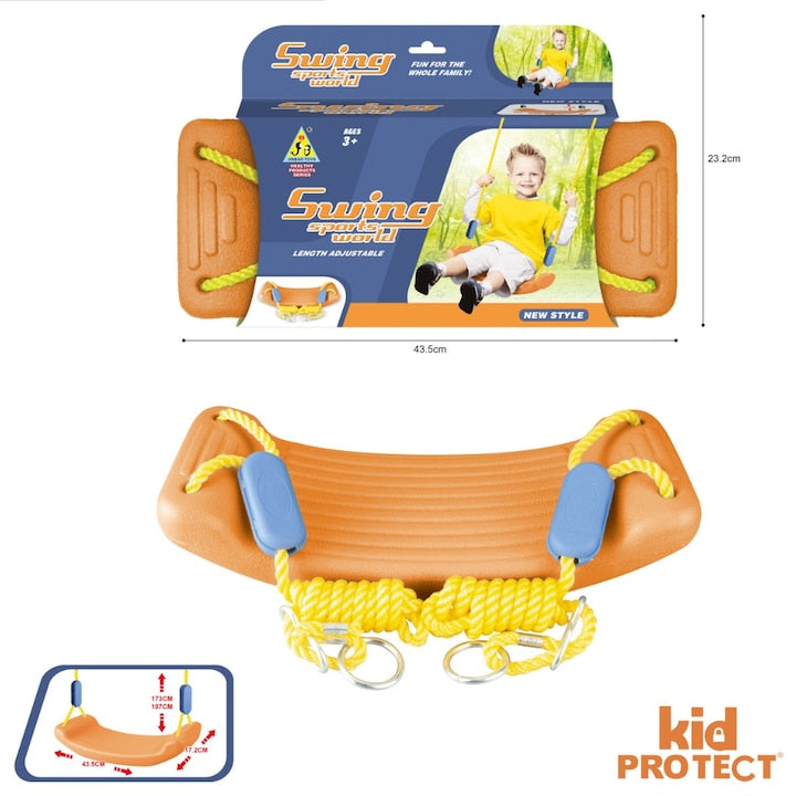 Leagan Pentru Copii KidProtect® Sunny Swing, Maro