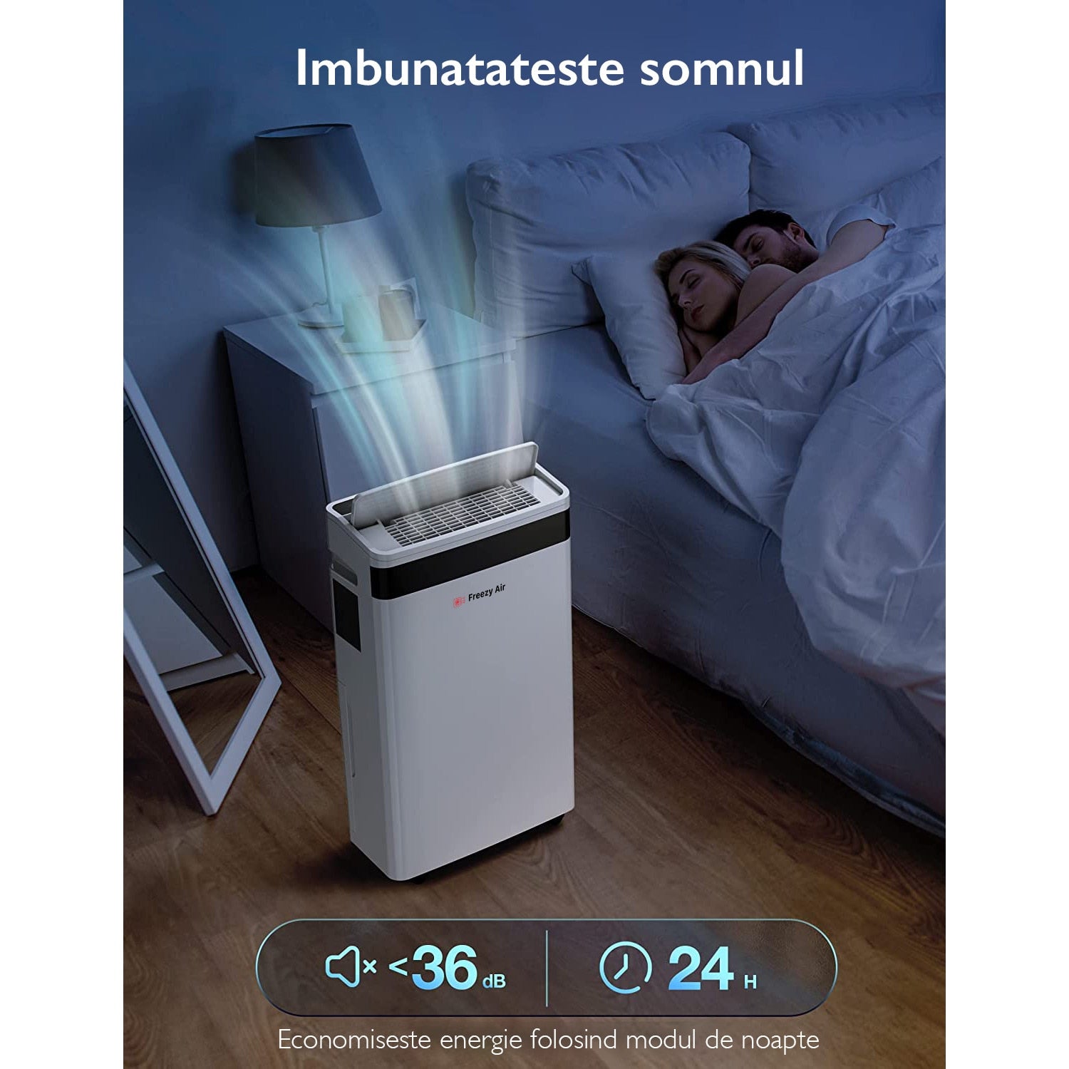 Dezumidificator si purificator aer Freezy Air® Dry Pro 20L