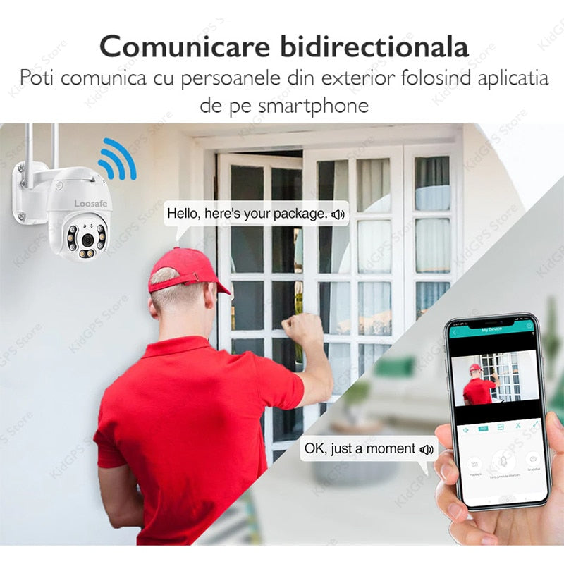 Camera de supraveghere video WIFI Loosafe® 80HS Eagle