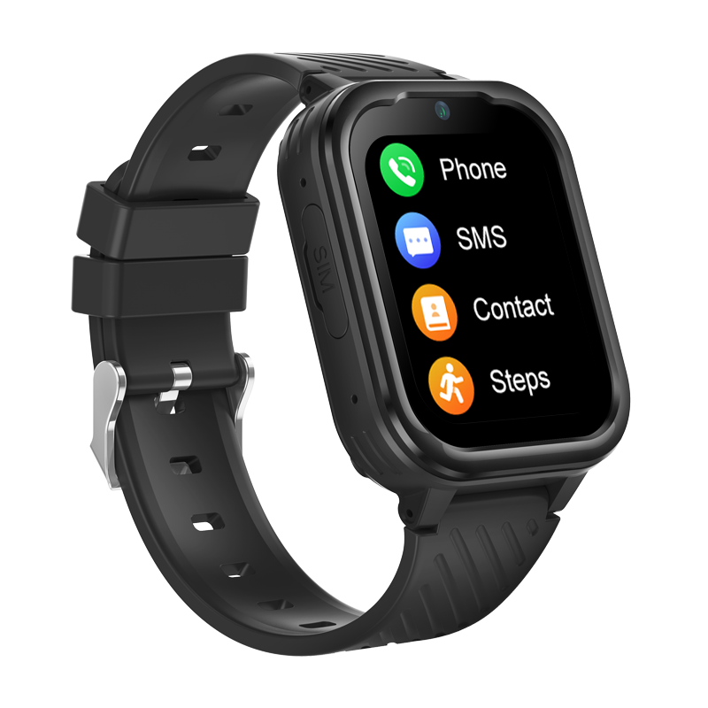 Ceas Smartwatch GPS Copii cu Localizare si Telefon Techone® FG60 Pro+, Negru