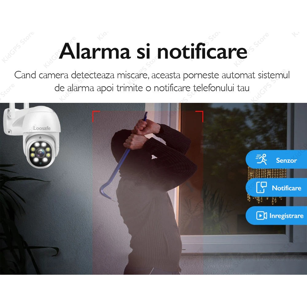 Camera de supraveghere WIFI Loosafe® 80XP Max+ 8MP