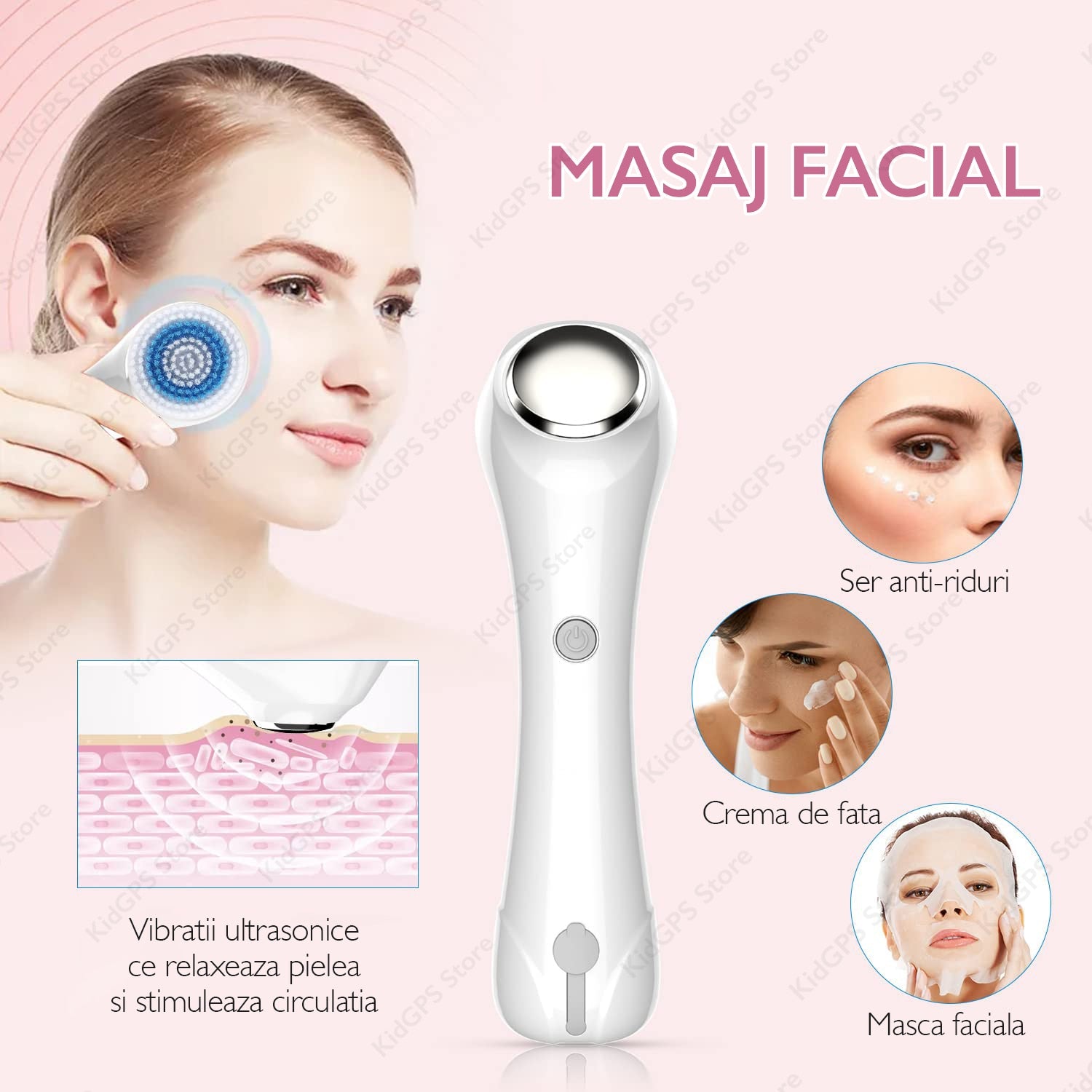 Perie de curatare faciala Horigen® Face Pro