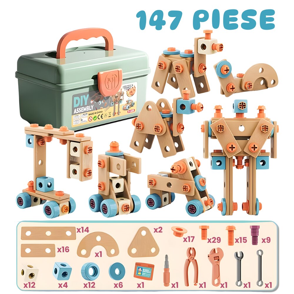 Trusa de Scule Copii de Construit Kidprotect Builder First