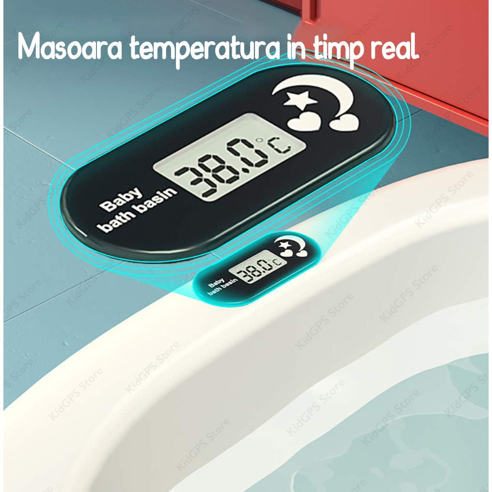 Cadita Bebelusi cu Pernuta KidProtect® Pliabila