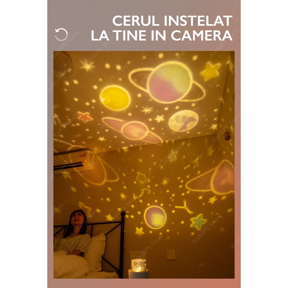 Lampa de veghe portabila pentru copii Huerler® TD01 LED