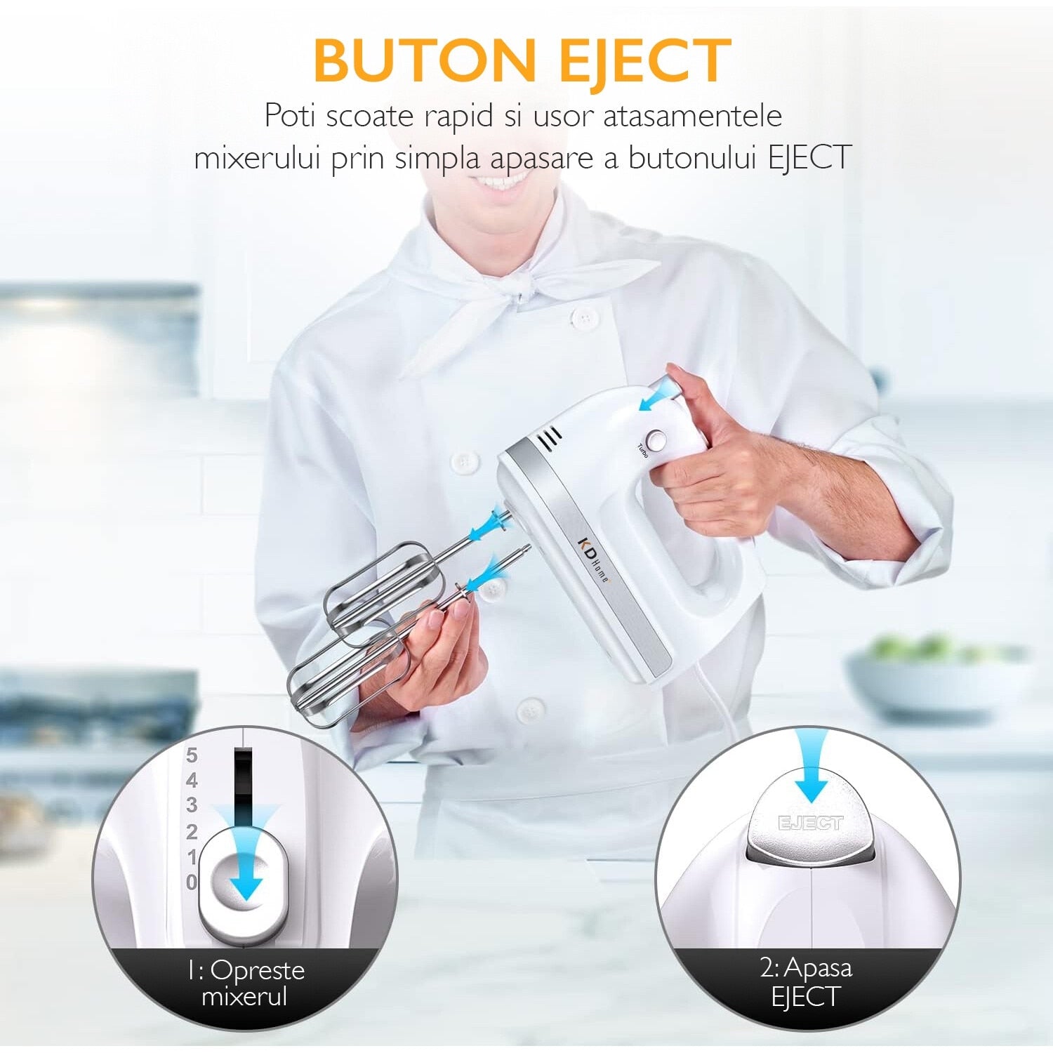Mixer De Mana KD Home® PowerWhisk 500