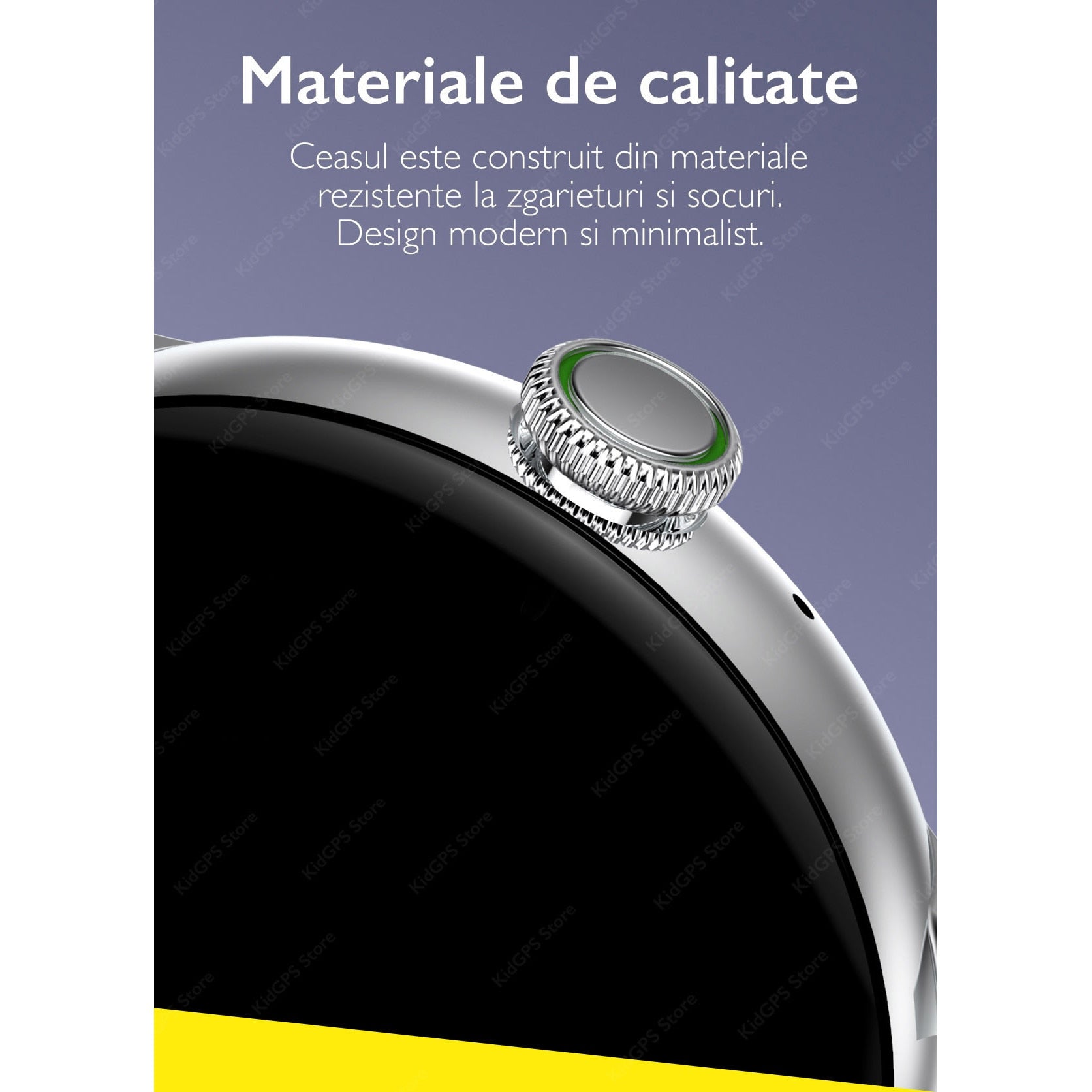Ceas smartwatch femei TechONE™ DT2, Negru