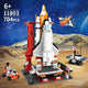 Set de Constructie cu Piese Tip Blocuri Constructie MiniBric Spacecraft Lunch Station