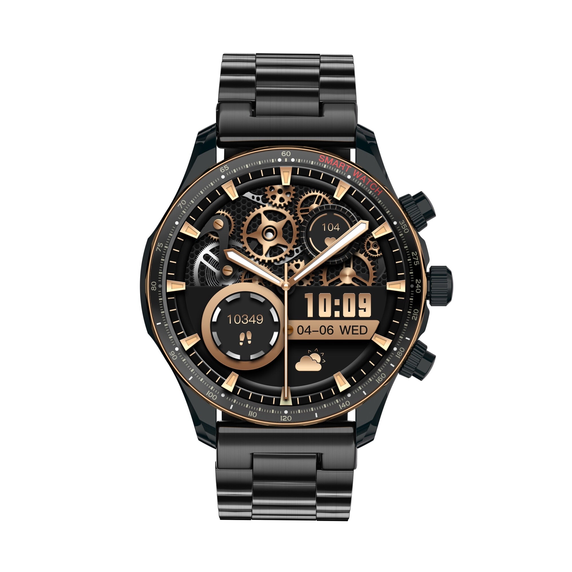 Ceas Smartwatch Barbati TechONE® Y99 Star Pro Plus, Negru