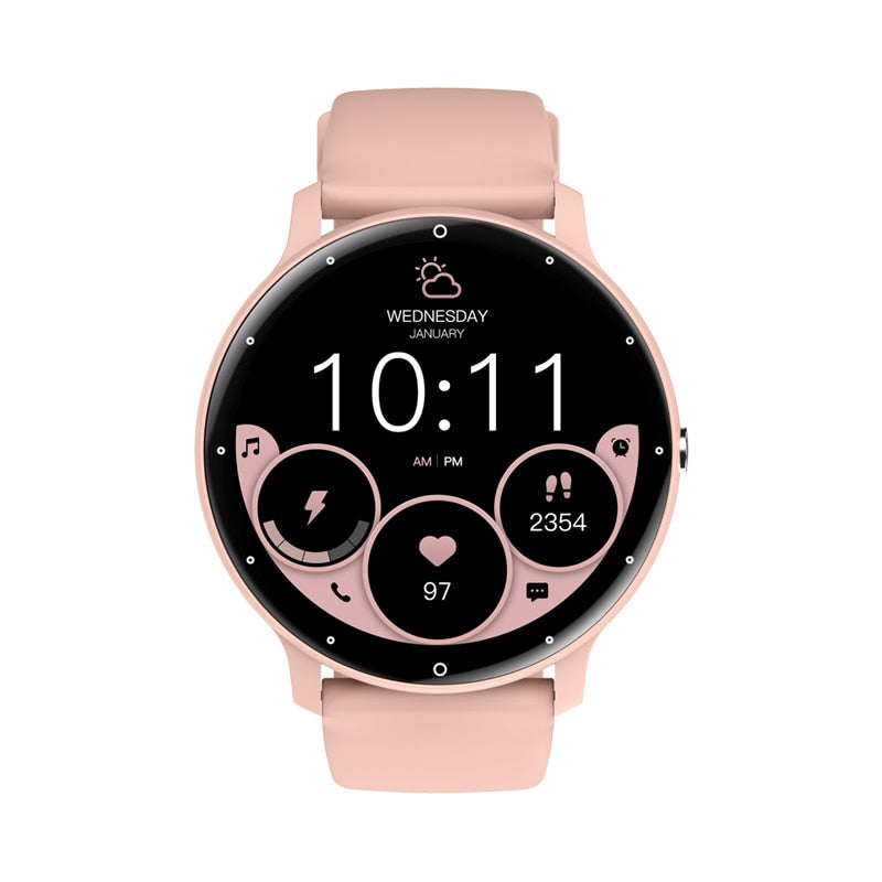 Ceas smartwatch si bratara fitness TechONE™ ZL02, Roz