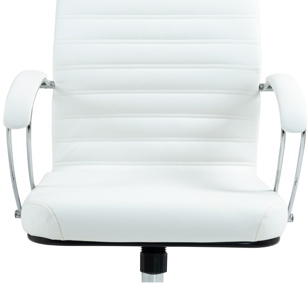 Scaun De Birou Directorial Ergonomic KD Home Falcon Desk, Alb