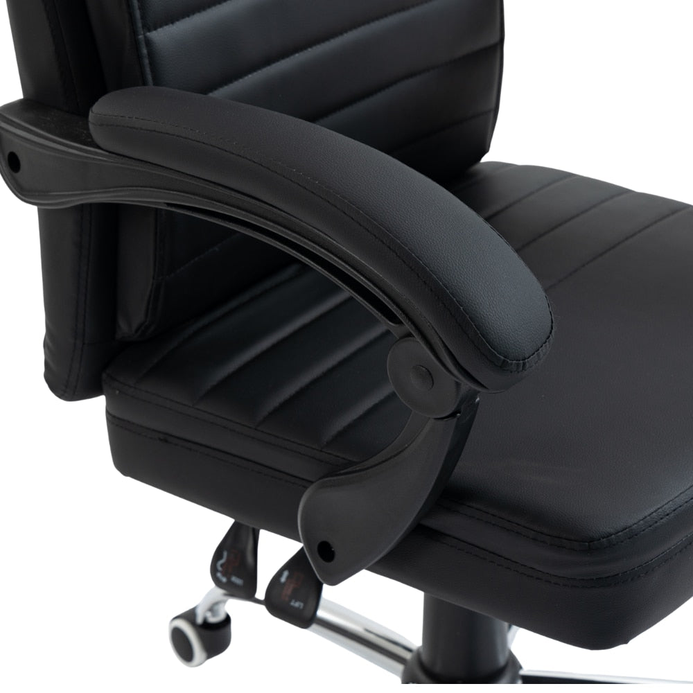 Scaun de Birou Directorial Cu Masaj KD Home DirectorX Duo, Negru