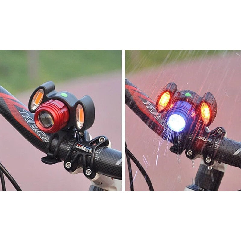 Far bicicleta cu suport telefon Huerler® RL03 Pro