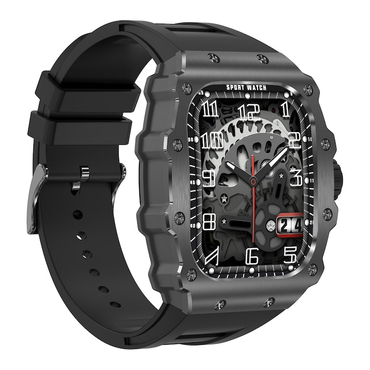 Ceas Smartwatch Barbati TechONE® AK65 Monster, Negru