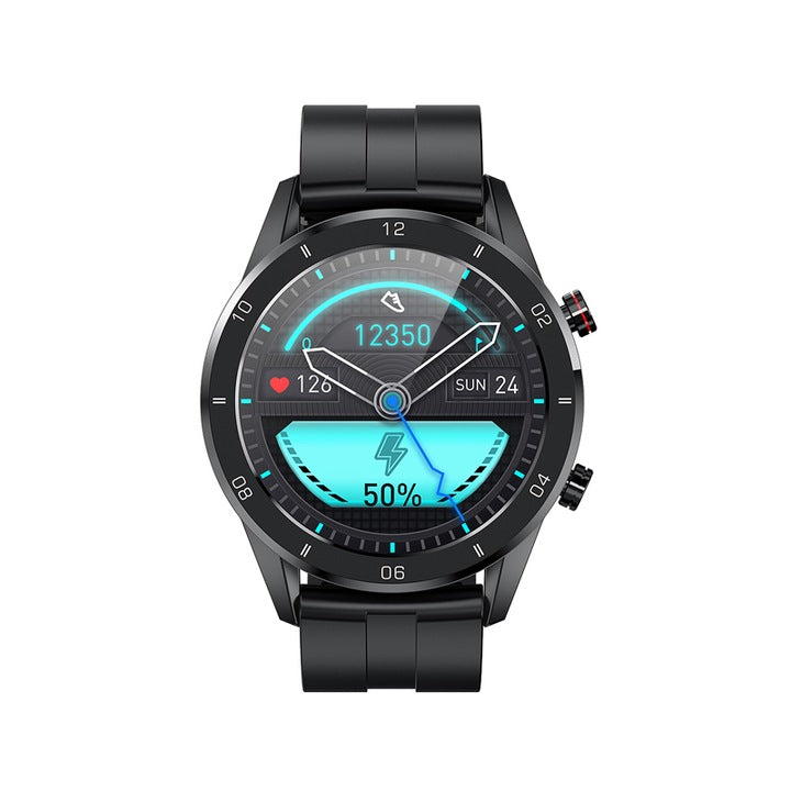 Ceas smartwatch TechONE™ KM02, Negru