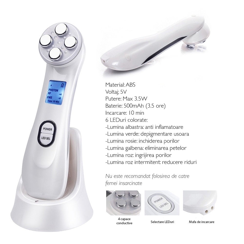 Aparat pentru intinerirea pielii 5 in 1 Horigen™ Photon Skin