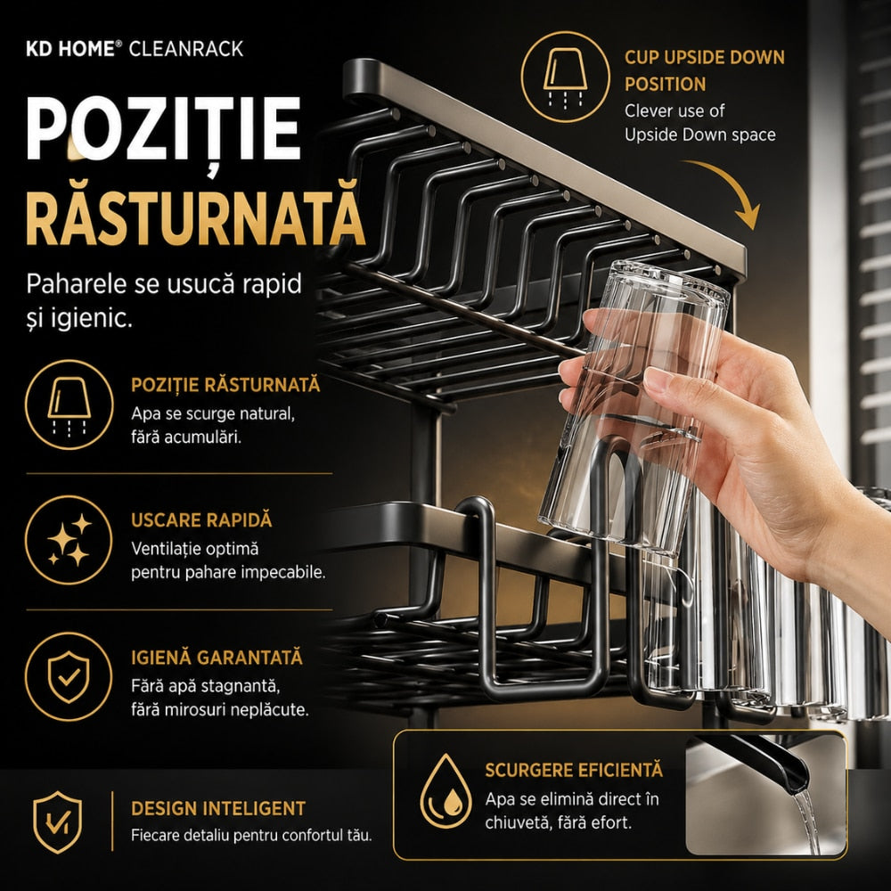 Scurgator de Vase KD Home CleanRack