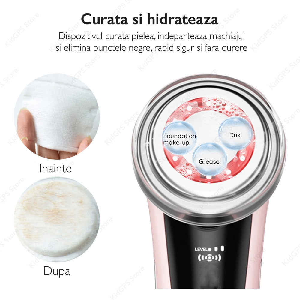 Aparat pentru ingrijire faciala 5 in 1 Horigen™ W-618