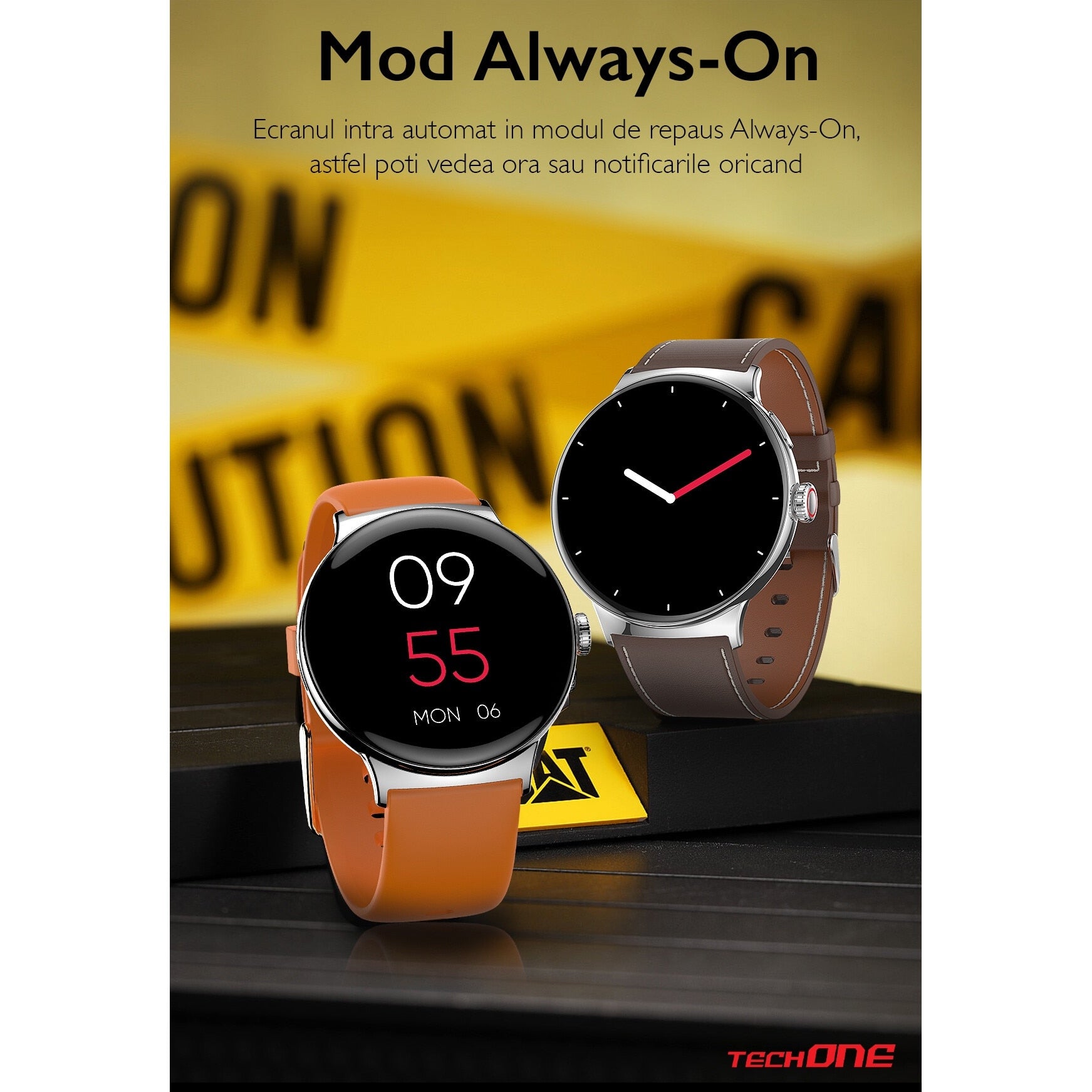 Ceas Smartwatch Femei TechONE® NeoWrist Pro Gold