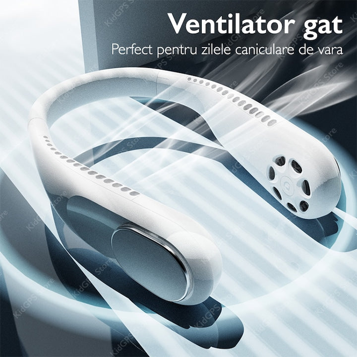 Mini ventilator portabil pentru gat, KD Home® F60